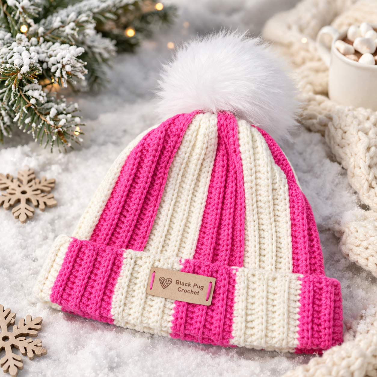 Neon Stripe Beanie