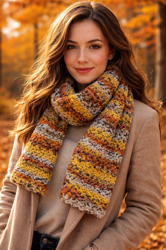 Autumn Leaves Scarf