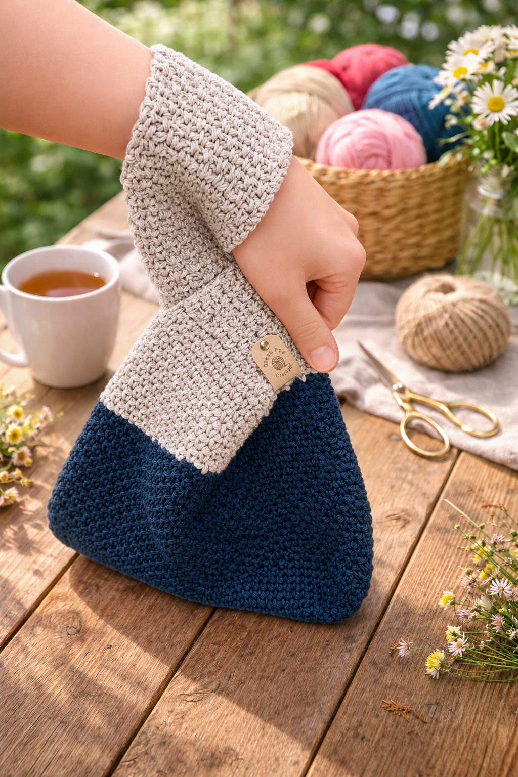 Japanese Knot Wrist Bag